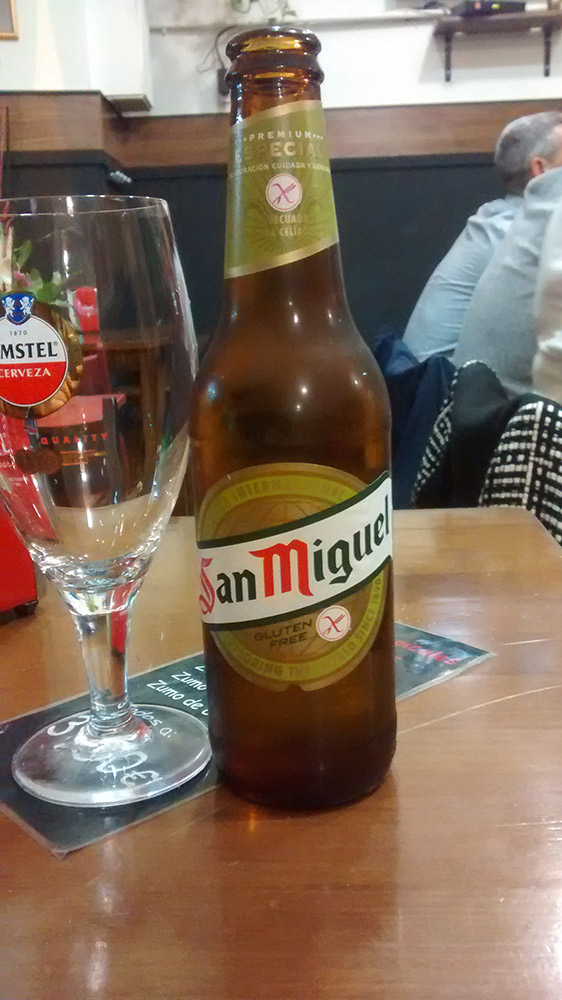 Cerveza San Miguel sin gluten
