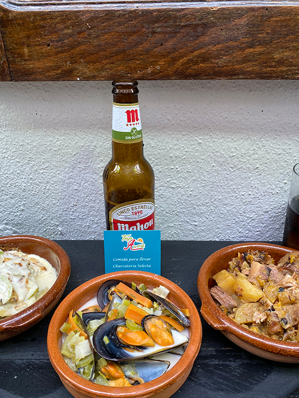 tapas con cerveza